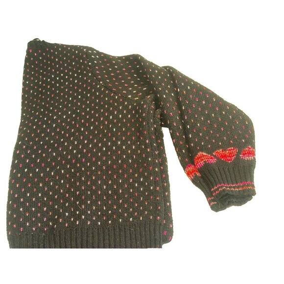 Torrid Women's Pink Hearts V Neck Button Cardigan Sweater Sz 2 (18/20) Valentine - Picture 10 of 13